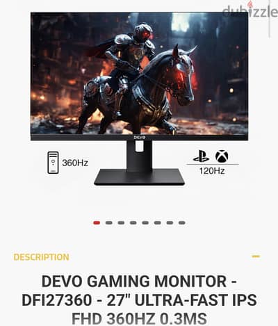 Devo 27 inch 360hz 0.3 ms