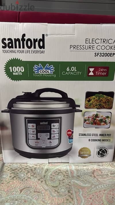 Sanford electrical pressure cooker 6L 1000W