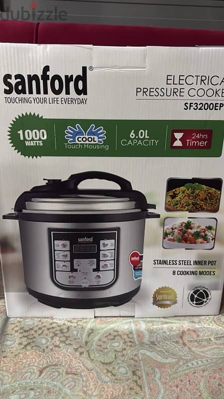 Sanford electrical pressure cooker 6L 1000W 0