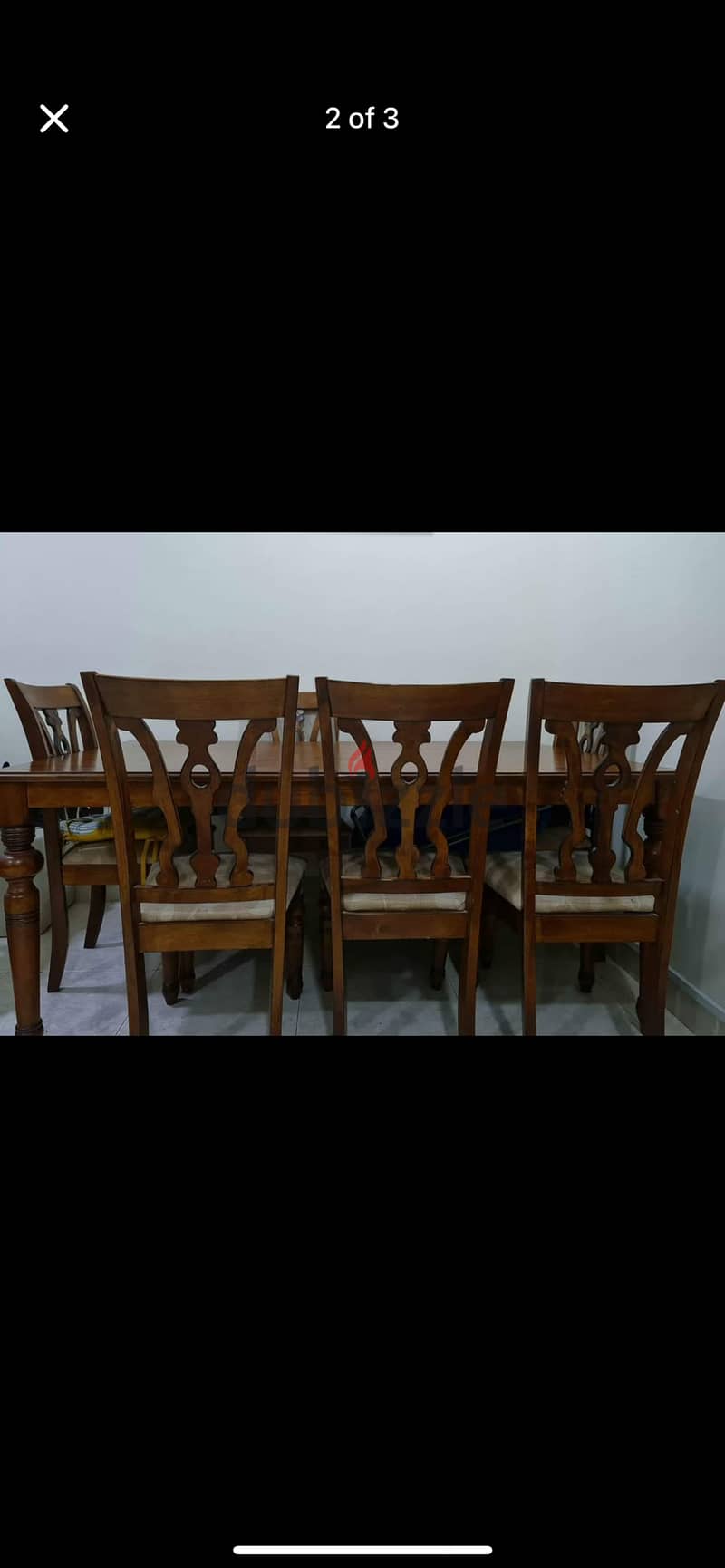 *RAMADAN OFFER*  Solid Wooden 6 seater big dinning table  in a very 1