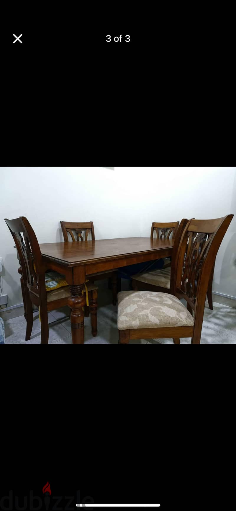 *RAMADAN OFFER*  Solid Wooden 6 seater big dinning table  in a very 2