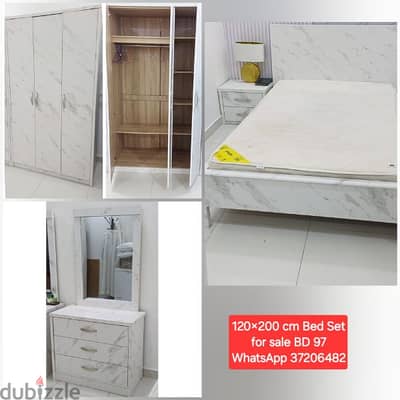 120×200 cm Bed Set and other items for sale with Delivery