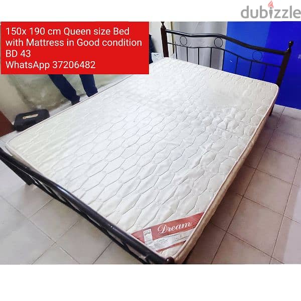 120×200 cm Bed Set and other items for sale with Delivery 12