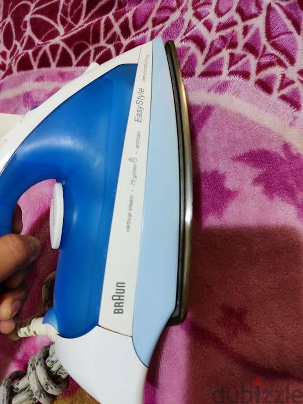 BRAUN Steam iron, made in Germany 4