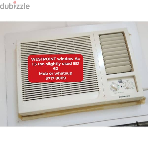 variety of fridge washing machine splitunit window Ac for sale 18