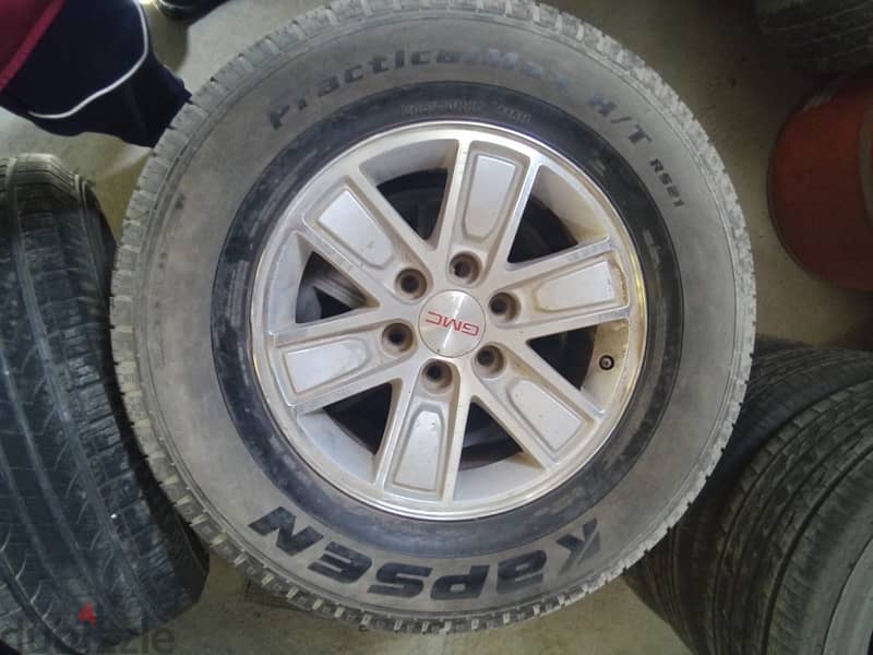 GMC Tires for sale 150bd only 3