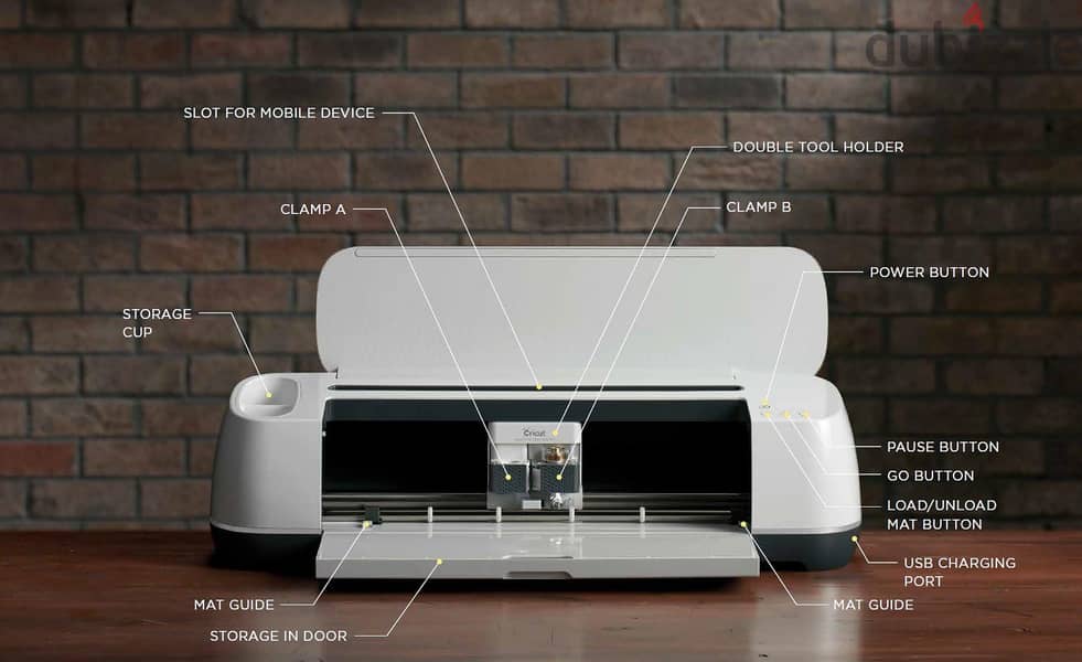 جهاز كريكت ميكر للقص الإلكتروني-لون بني فاتح  Cricut Maker: Cutting Ma 7