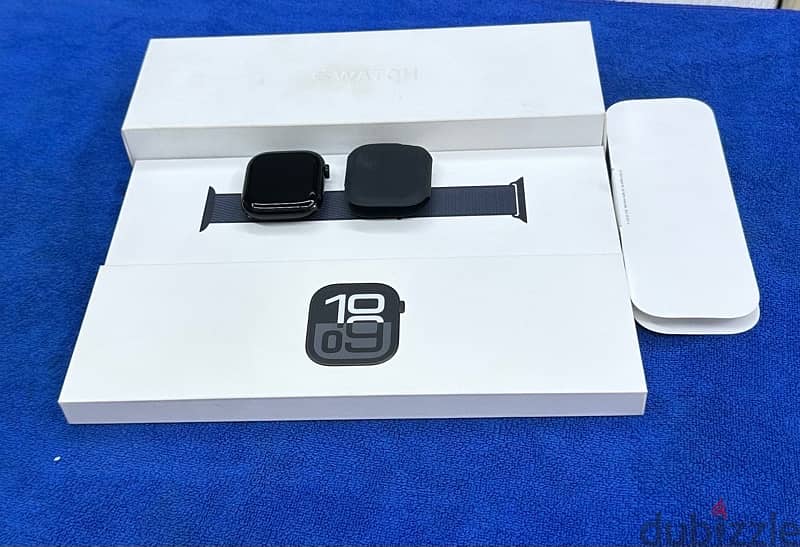 Apple Watch Series 10 46mm jet black GPS only 3 days ues full warranty 0