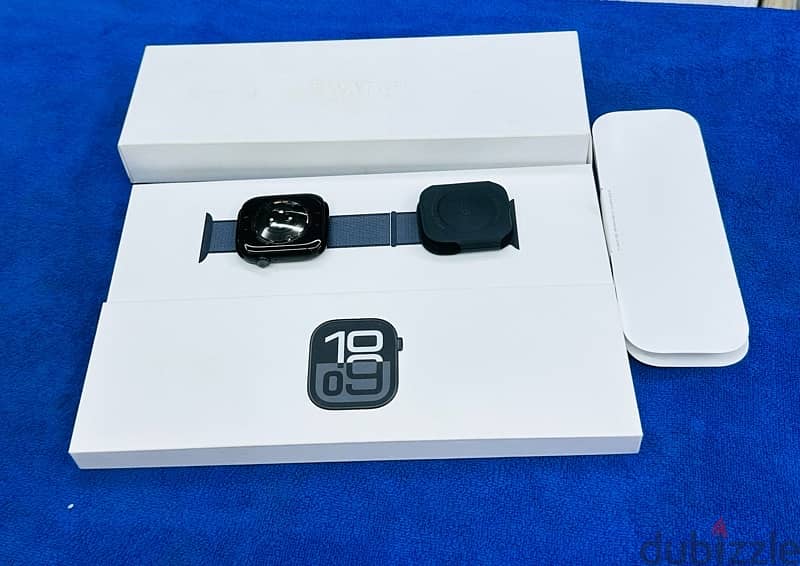 Apple Watch Series 10 46mm jet black GPS only 3 days ues full warranty 1