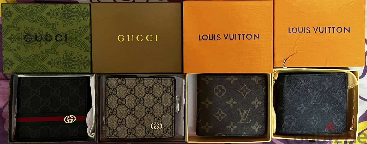 Mens LV & Guccibelts for sale. LV & gucci wallets. 8