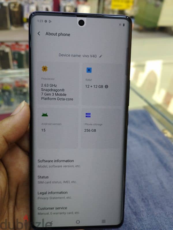 Vivo V40 5g for sell 2