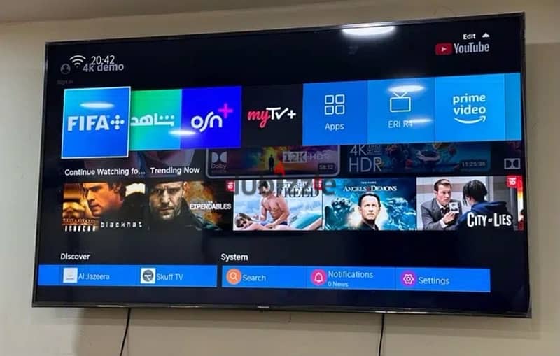 43” inch Hisense smart 4k UHD TV call-37353503 2