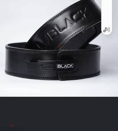 (BLACK) Fitness weighing Belt