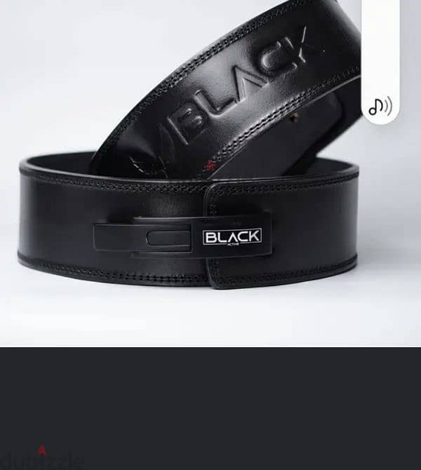 (BLACK) Fitness weighing Belt 0