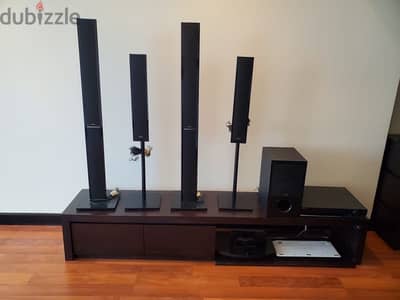 TV stand, Home theater and shelf