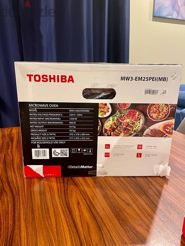 Brand New Toshiba 25L Inverter Microwave oven– Sealed Box 2