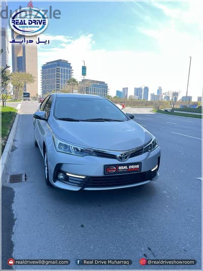 TOYOTA COROLLA XLI- 2018 -1.6L-119000 km  SILVER . . FOR SALE