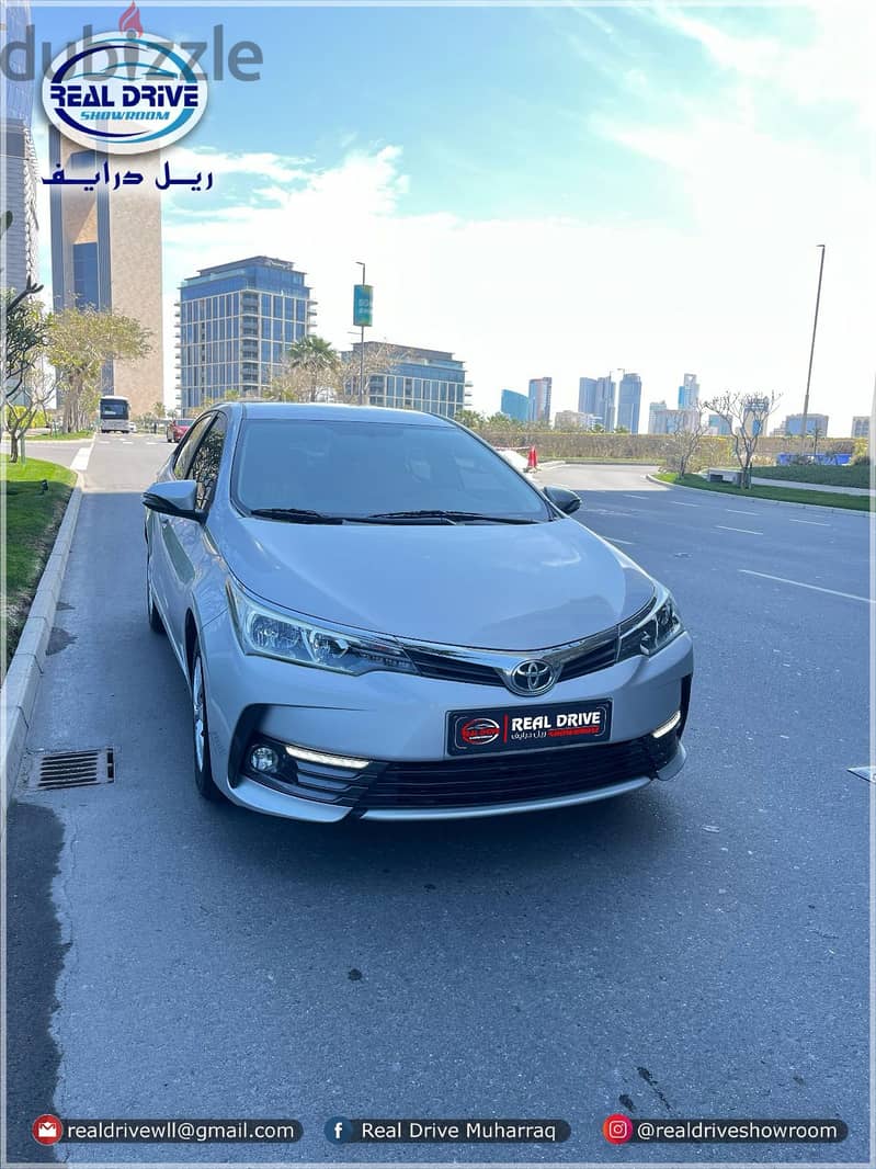 TOYOTA COROLLA XLI- 2018 -1.6L-119000 km  SILVER . . FOR SALE 0