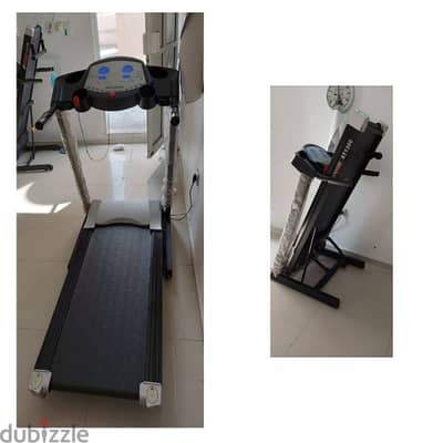 treadmill like new 120kg with atomatic inclind