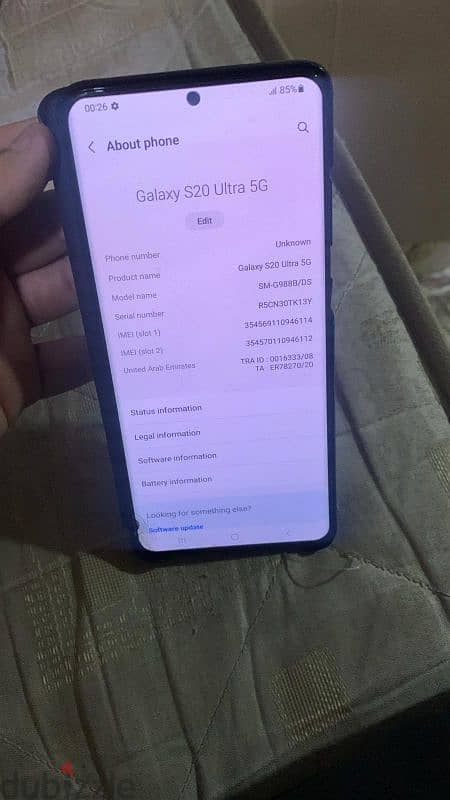 Samsung s20 ultra 5G 1