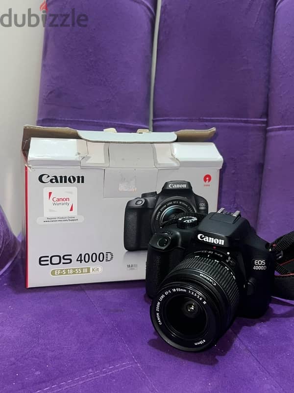 Canon EOS 4000D camera 0