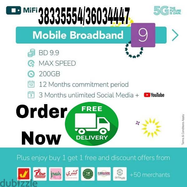 Zain Unlimited Postpaid Monthly Plan. . 13