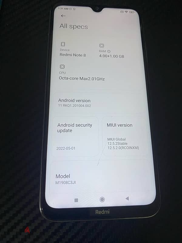 Redmi note 8 for sale 3