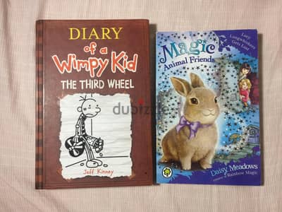 As new books (Diary of A Wimpy Kid, Magic Animal Friends)