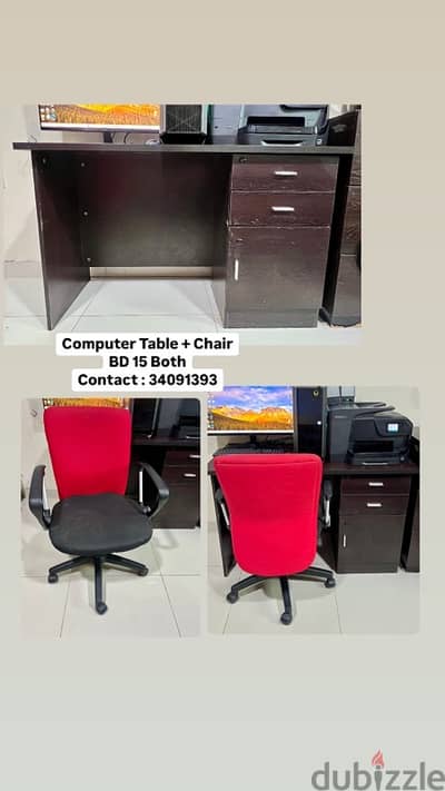 Computer/ Study Table and Chair