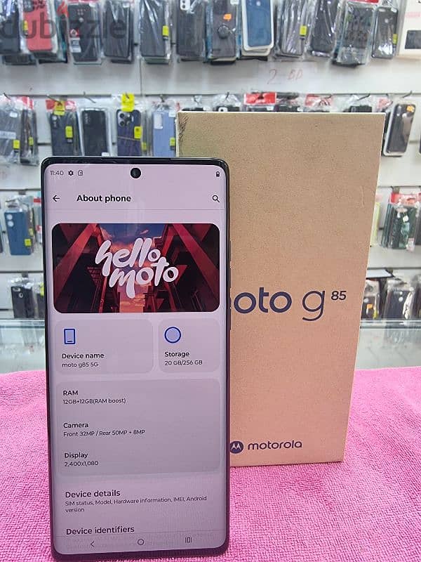 Motorola g85 5G 256GB 12GB+12GB RAM 2