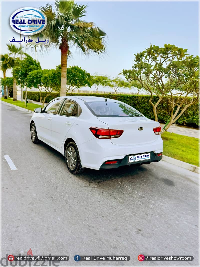 Kia Rio 2019 -1.4L V4 WHITE 48250KM WELL MAITAINED NEAT CAR FOR SALE 5