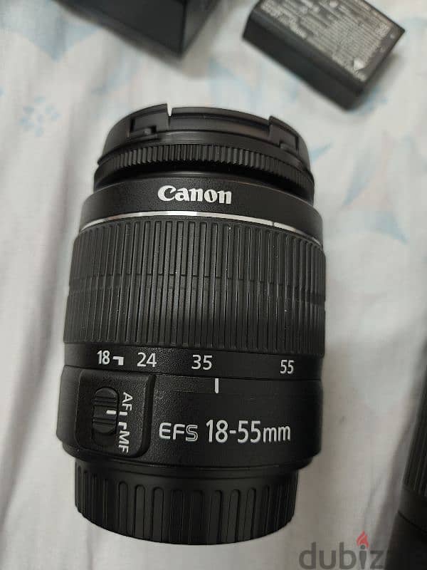 Canon 4000d camera with zoom lens 2