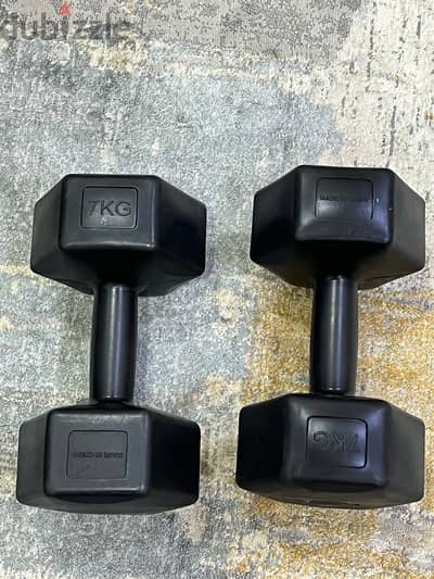 7kg dumbells for sale