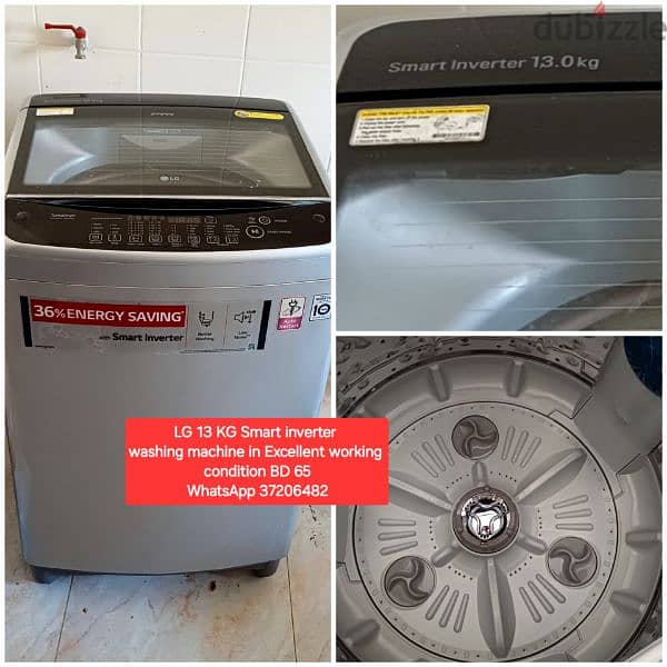 LG 7 Kg Washer 4 KG Dryer and other items for sale 5