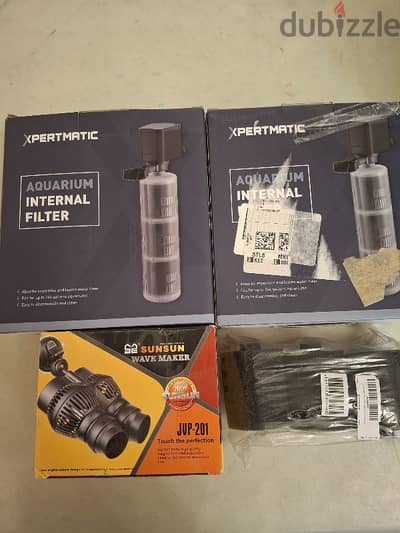 2x Xpertmatic Aquarium filter  180Gallon + 3 stag filter + Wave Maker