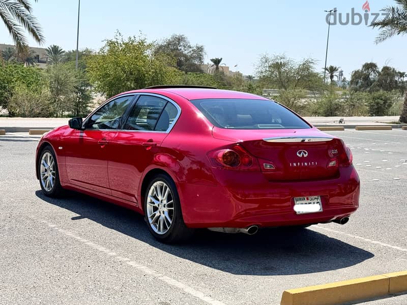 Infiniti G25 2013 Red 6