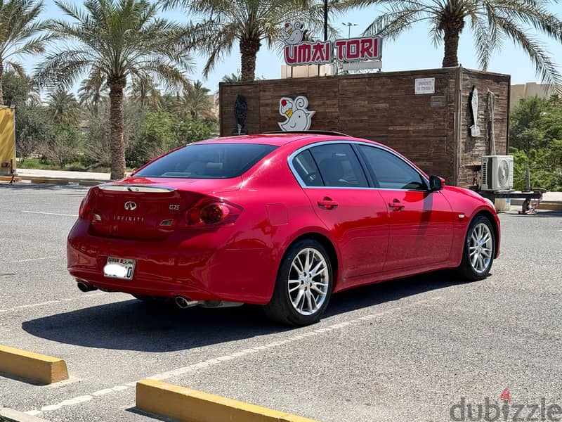 Infiniti G25 2013 Red 7