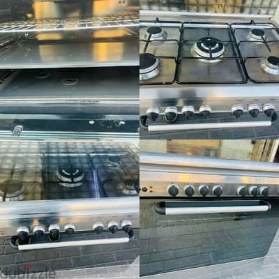 cooking range for sale 5 burner brand glem gas