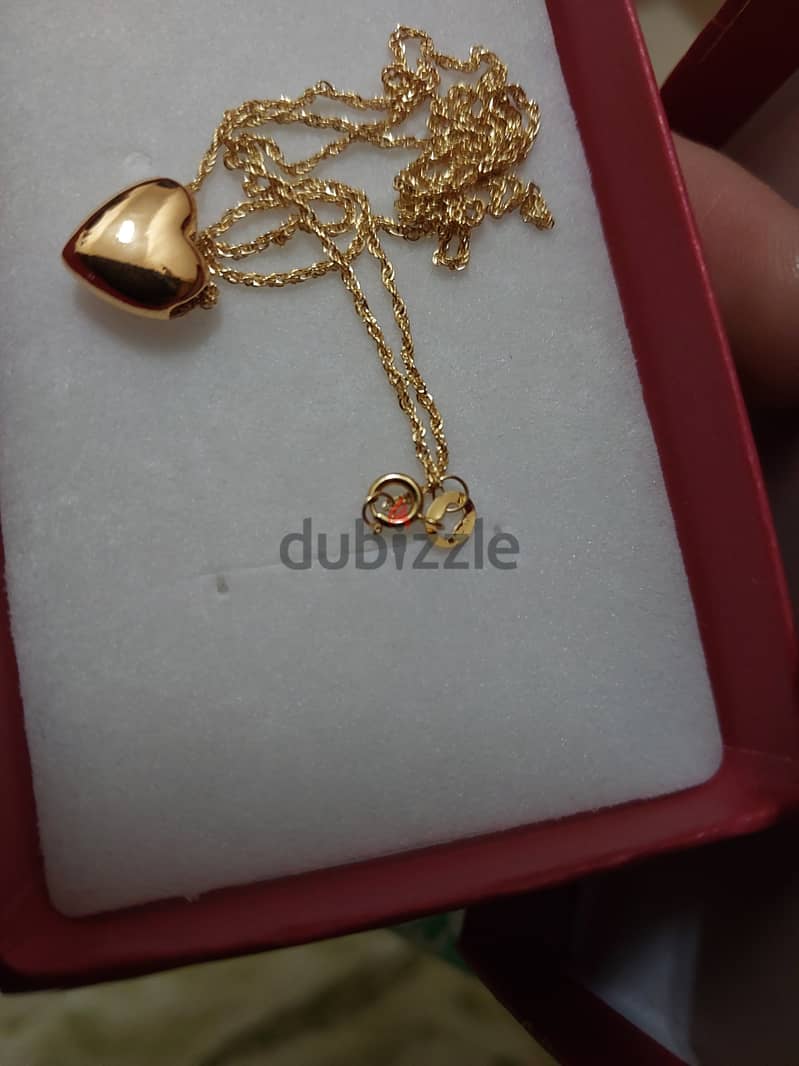 18k gold necklace 1