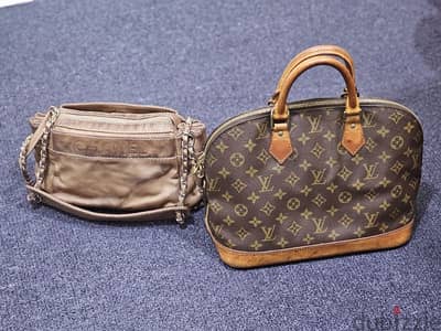 AUTH CHANEL AND LOUIS VUITTON BAG