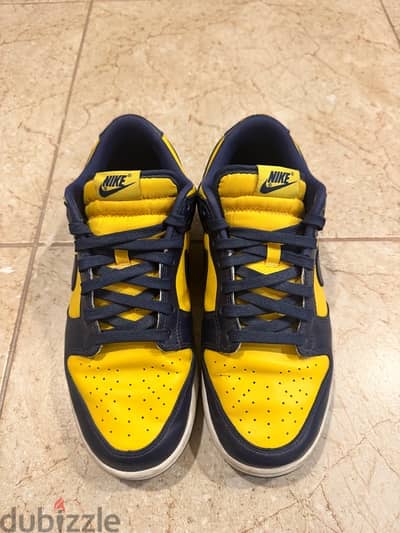 Nike Dunk low “Michigan” Yellow/Navy blue