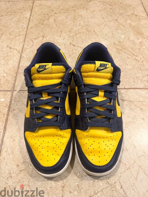 Nike Dunk low “Michigan” Yellow/Navy blue 0