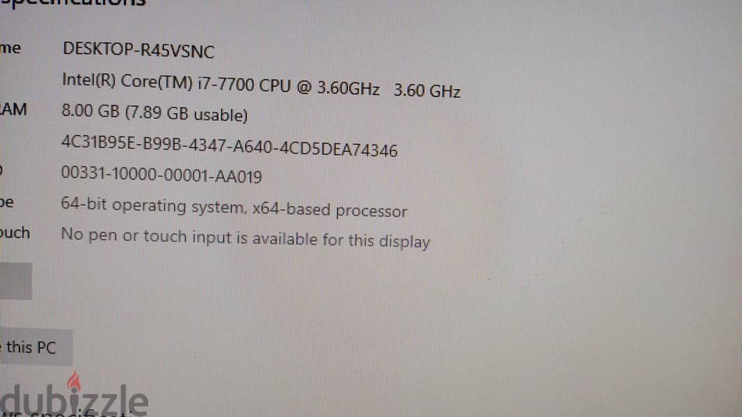 Dell 705 0-i7-RAM  8 GB computer for sale 4