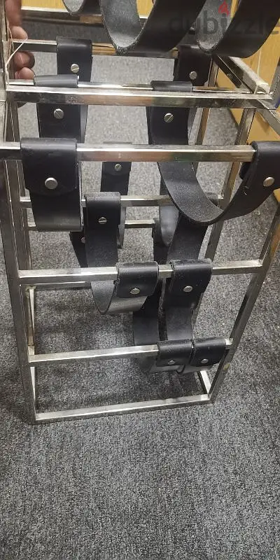 Two 6-Bottle Racks, Silver