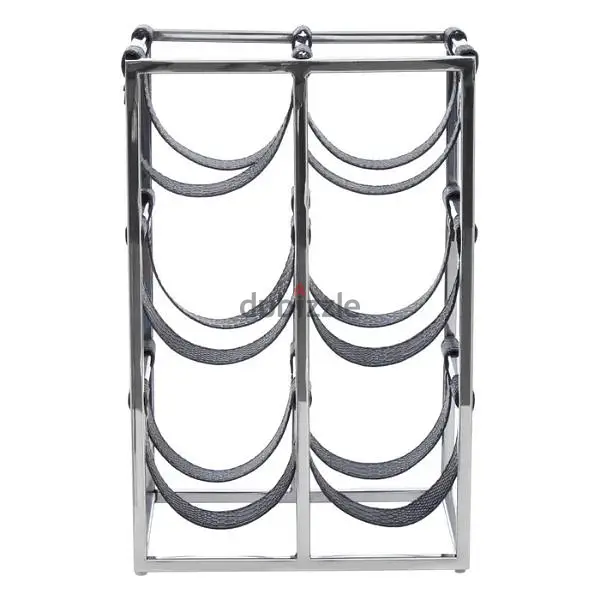 Two 6-Bottle Racks, Silver64057680185090123