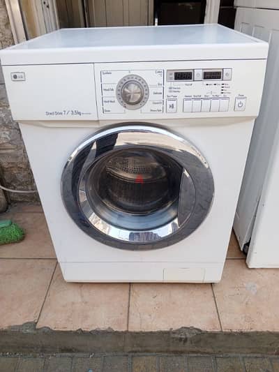 7kg/3.5kg wash and dryer front load washing machine good condition