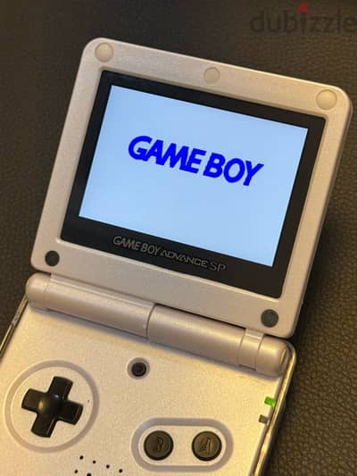 nintendo Gameboy Advance sp, with IPS SCREEN mod.