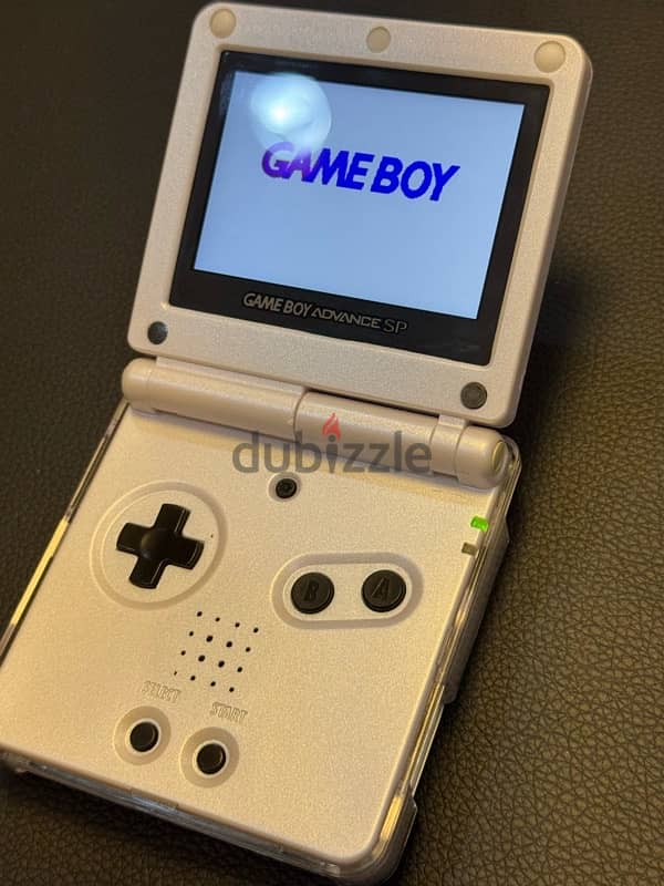 nintendo Gameboy Advance sp, with IPS SCREEN mod. 1