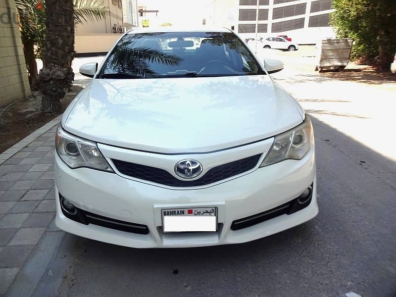 Toyota Camry GL 2.4 L 2013 White Well Maintained Urgent Sale 1