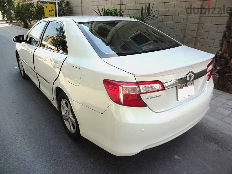 Toyota Camry GL 2.4 L 2013 White Well Maintained Urgent Sale 3